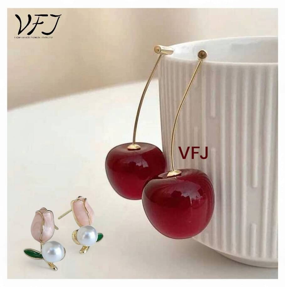     			Vighnaharta Multi Color Stud Earrings ( Pack of 2 )