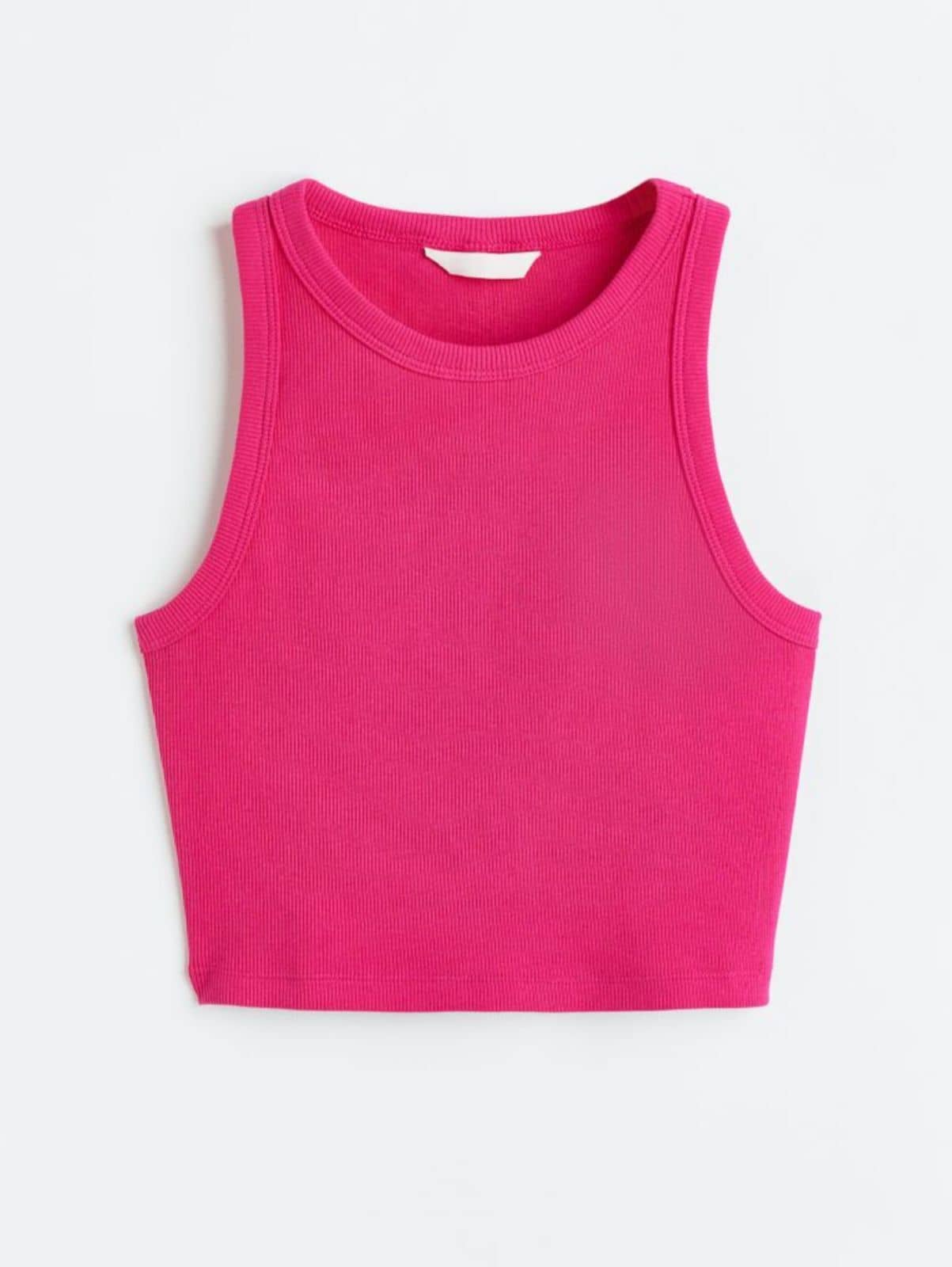 holdvalley Women's Cotton Blend Crop Top ( Pink )