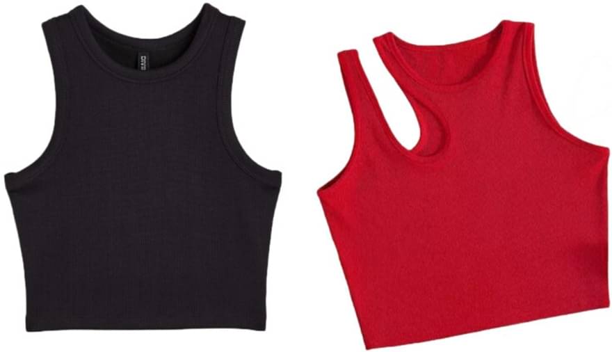     			holdvalley Women's Cotton Blend Crop Top ( Red )