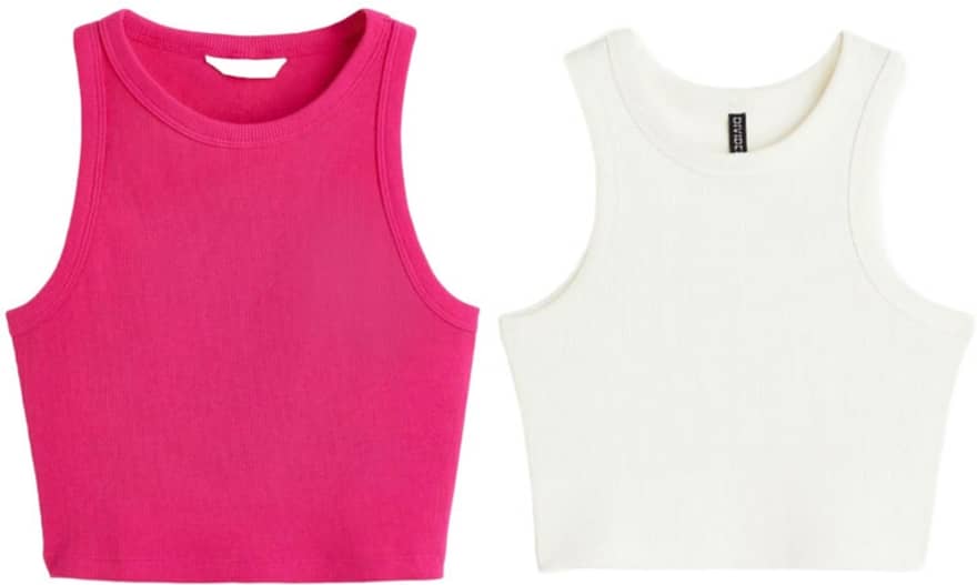 holdvalley Women's Cotton Blend Crop Top ( White )
