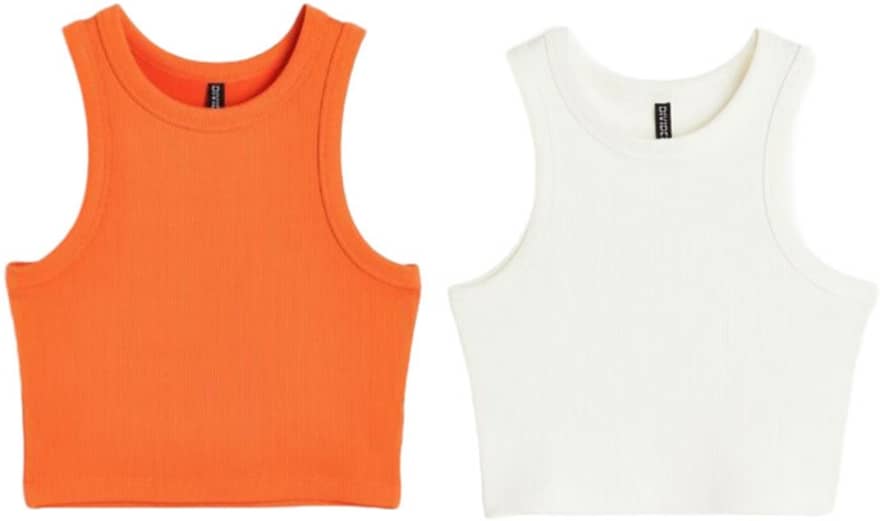 holdvalley Women's Cotton Blend Crop Top ( White )