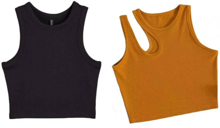     			holdvalley Women's Cotton Blend Crop Top ( Yellow )