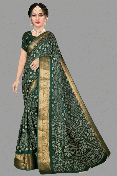 mahalaxmi fab Silk Blend Applique Saree With Unstitched Blouse Piece ( Green ) mahalaxmi fab Silk Blend Applique Saree With Unstitched Blouse Piece ( Green )