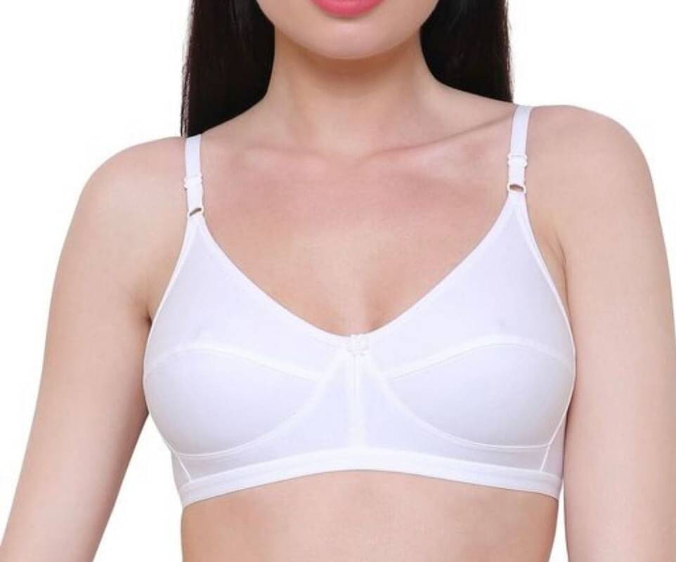 ultraundies Pack of 1 Cotton Blend Lightly Padded Everyday Bra For Women ( White ) ultraundies Pack of 1 Cotton Blend Lightly Padded Everyday Bra For Women ( White )