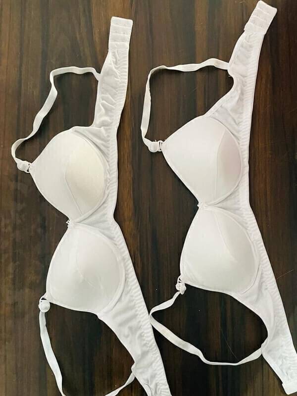 ultraundies Pack of 2 Cotton Blend Lightly Padded Everyday Bra For Women ( White ) ultraundies Pack of 2 Cotton Blend Lightly Padded Everyday Bra For Women ( White )