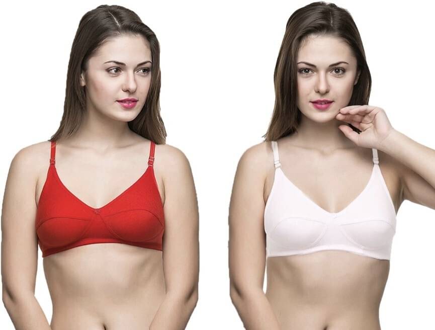 ultraundies Pack of 2 Cotton Blend Heavily Padded Everyday Bra For Women ( Multicolor ) ultraundies Pack of 2 Cotton Blend Heavily Padded Everyday Bra For Women ( Multicolor )