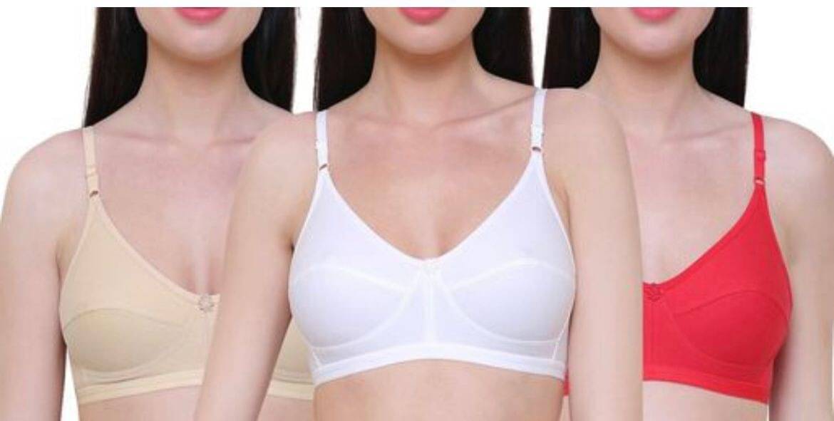     			ultraundies Pack of 3 Cotton Blend Lightly Padded Everyday Bra For Women ( Multicolor )