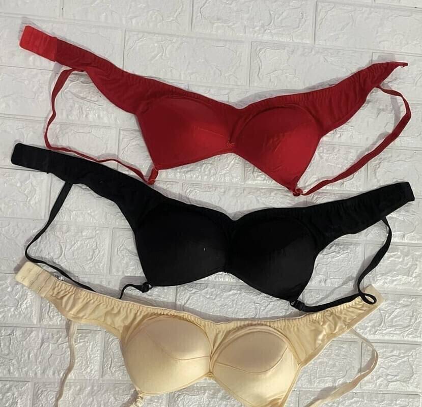 ultraundies Pack of 3 Cotton Blend Heavily Padded Everyday Bra For Women ( Multicolor ) ultraundies Pack of 3 Cotton Blend Heavily Padded Everyday Bra For Women ( Multicolor )