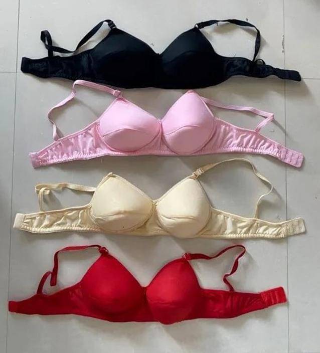     			ultraundies Pack of 4 Cotton Blend Lightly Padded Everyday Bra For Women ( Multicolor )