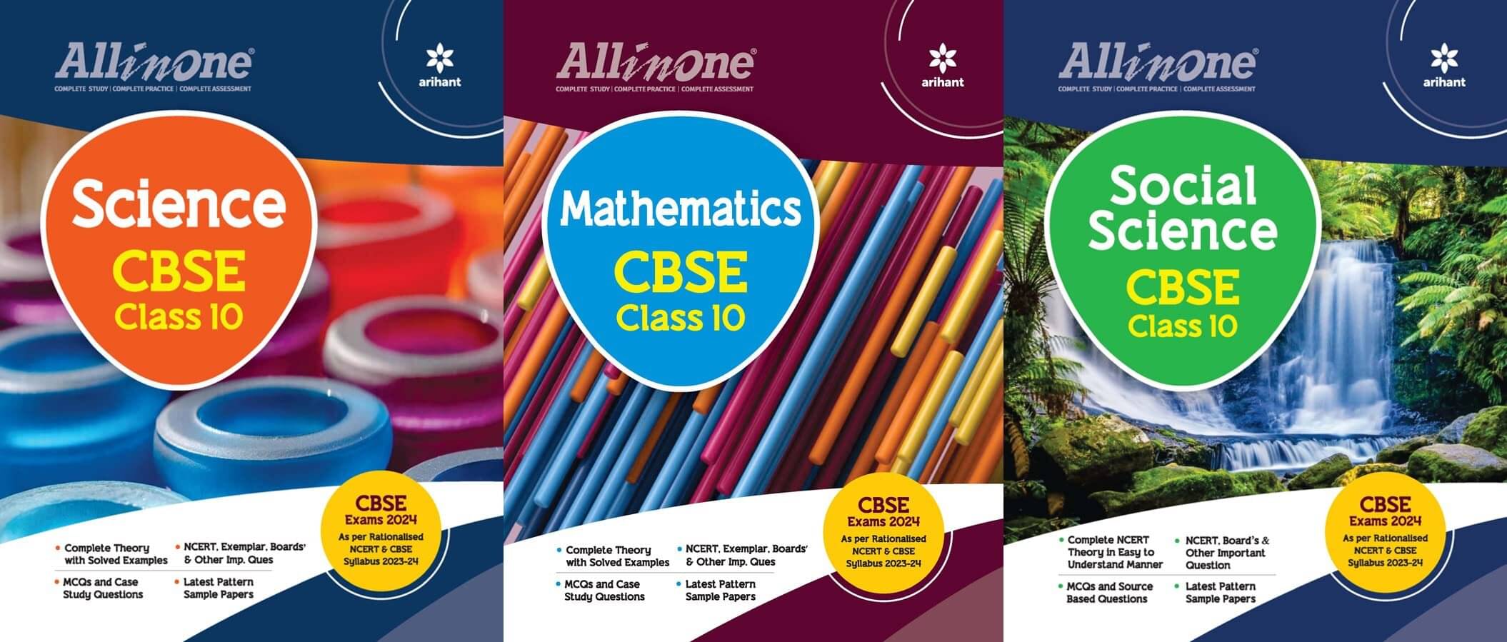 ARIHANT ALL IN ONE Science / Social Science / Mathematics FOR CLASS 10 NEW EDITON 2024 ARIHANT ALL IN ONE Science / Social Science / Mathematics FOR CLASS 10 NEW EDITON 2024