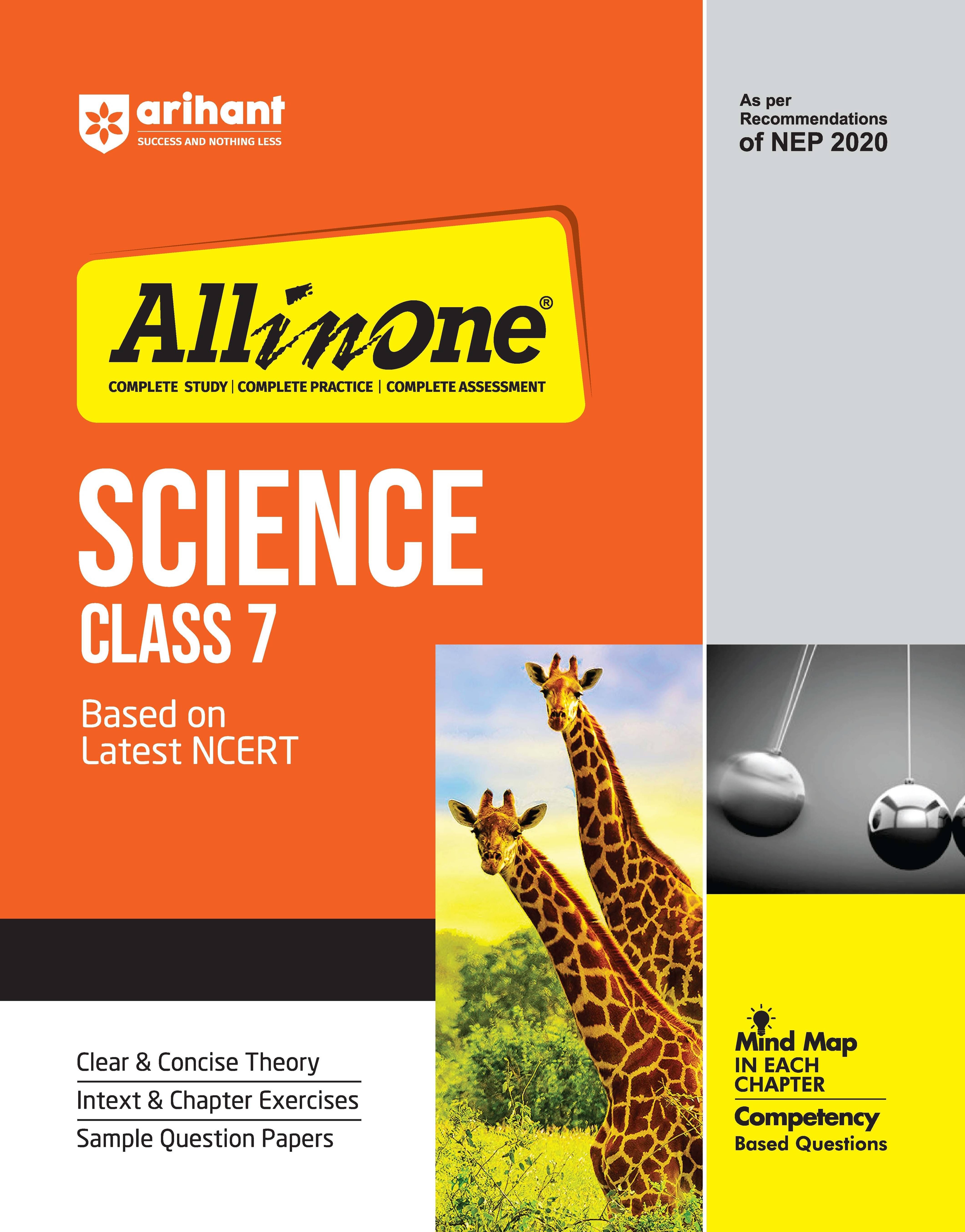 Arihant All In One Science Class 7 Based On Latest NCERT For CBSE Exams 2025 | Mind map in each chapter | Clear & Concise Theory | Intext & Chapter Ex Arihant All In One Science Class 7 Based On Latest NCERT For CBSE Exams 2025 | Mind map in each chapter | Clear & Concise Theory | Intext & Chapter Ex