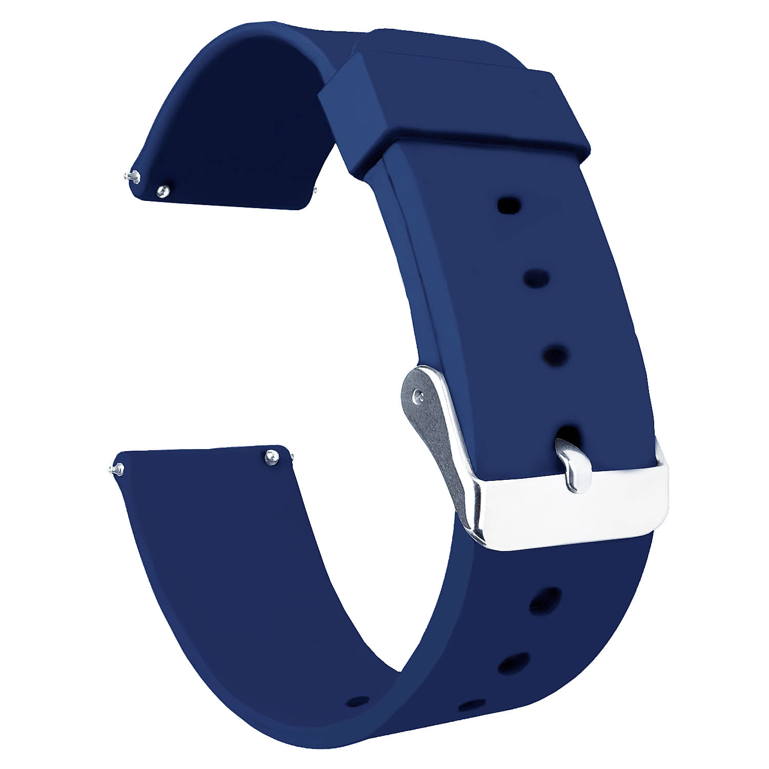     			ACM Watch Strap Silicone Belt 22mm compatible with Timex Iconnect Evo Plus Smartwatch Casual Classic Band Blue