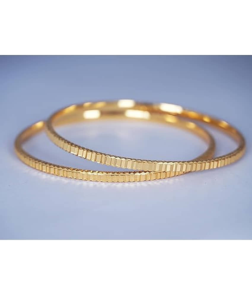 JFL - Jewellery For Less Gold Bangle Set ( Pack of 1 ) - Bangles & Bracelets | Buy online on ZillyBuy