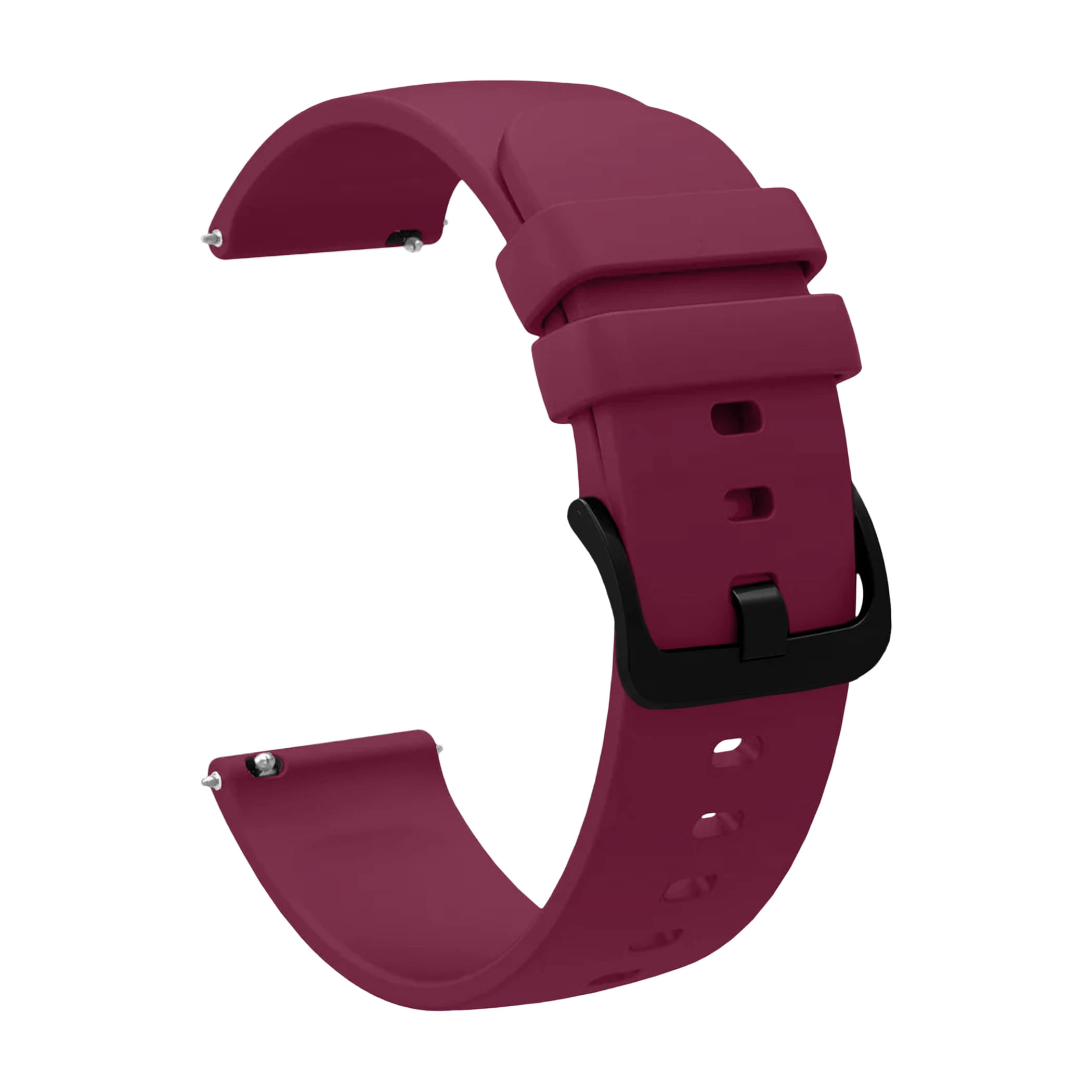     			ACM Watch Strap Silicone Belt 22mm compatible with Maxima Max Pro Prime Smartwatch Hook Band Purple
