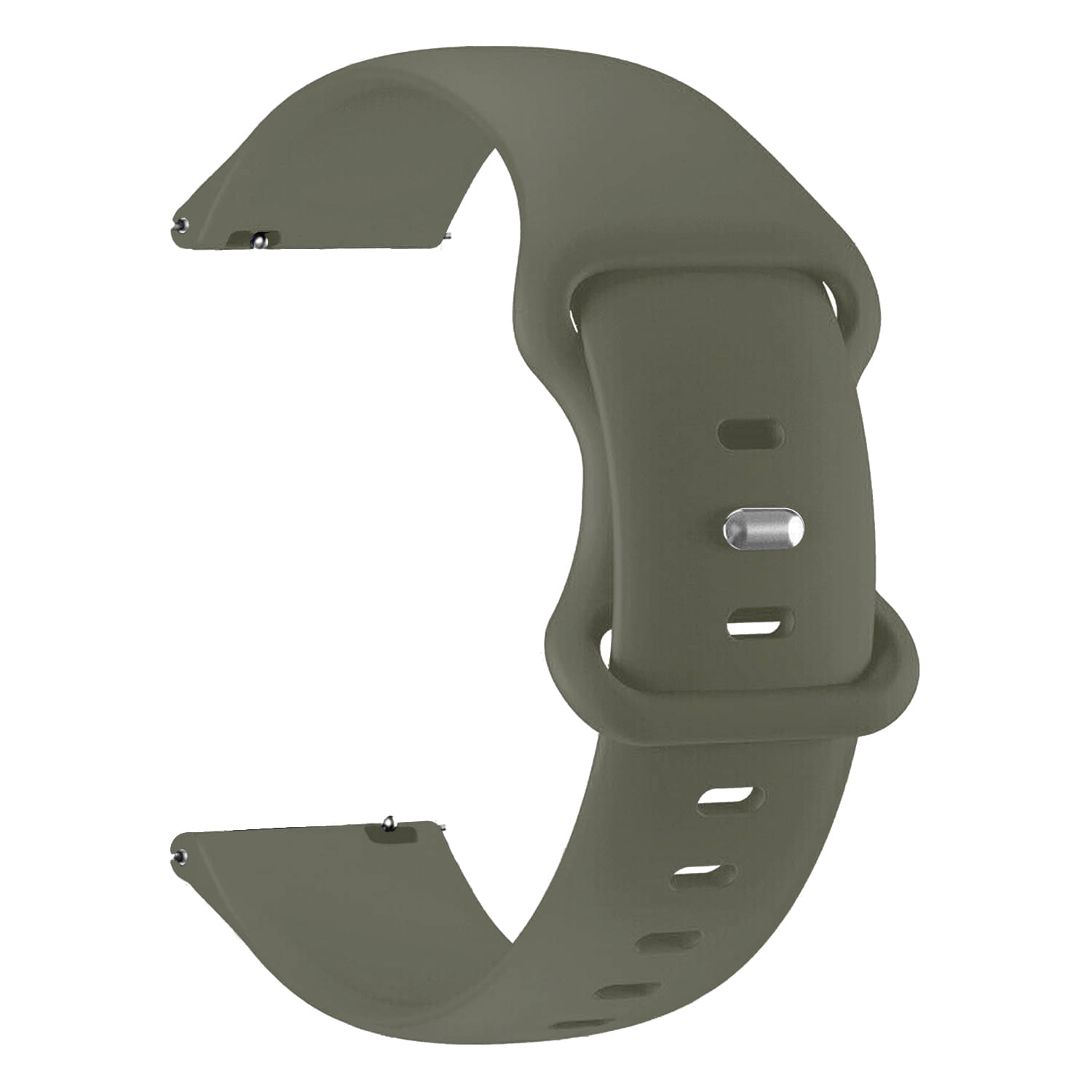 ACM Watch Strap Silicone Belt 22mm compatible with Pebble Hive Smartwatch Sports Dual Closure Band Grey ACM Watch Strap Silicone Belt 22mm compatible with Pebble Hive Smartwatch Sports Dual Closure Band Grey