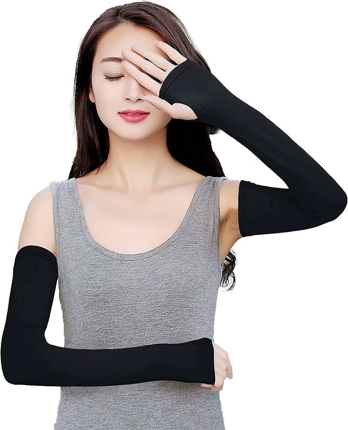     			D1 DIFFERENT ONE Black Polyester Men's UV Protection Gloves ( Pack of 1 )