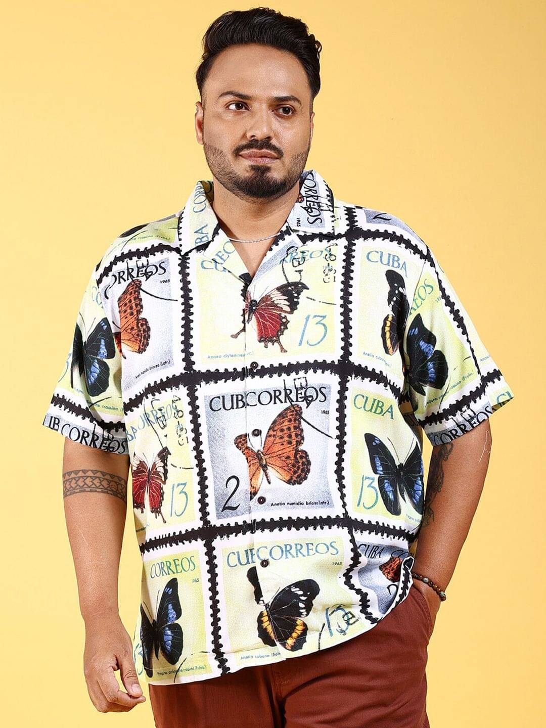 HARDSODA Polyester Regular Fit Printed Half Sleeves Men's Casual Shirt - Green ( Pack of 1 ) HARDSODA Polyester Regular Fit Printed Half Sleeves Men's Casual Shirt - Green ( Pack of 1 )