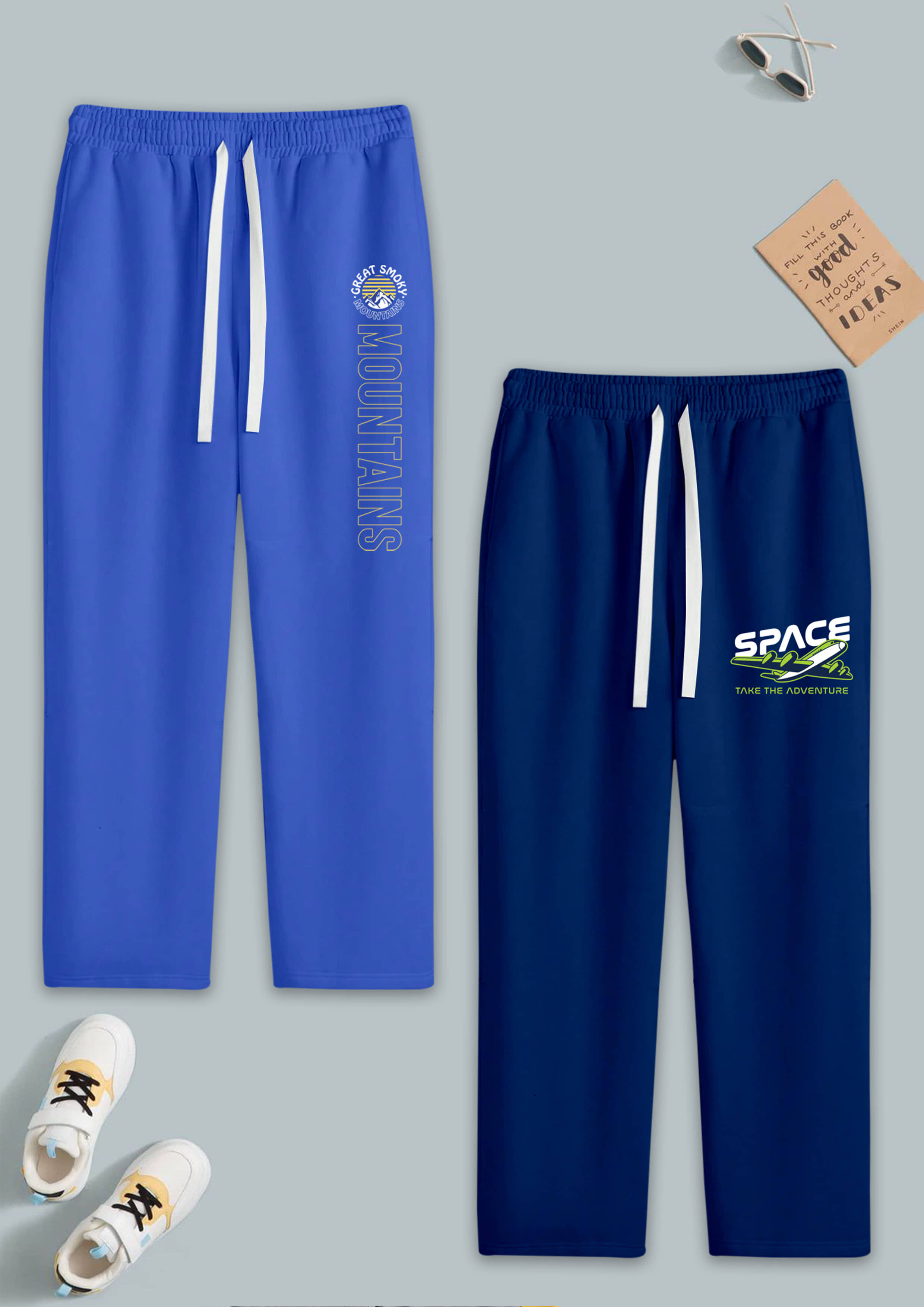 RUNSTARS Pack of 2 Boys Cotton Blend Trackpant ( Multicolor 6 ) - Track Pants | Buy online on ZillyBuy