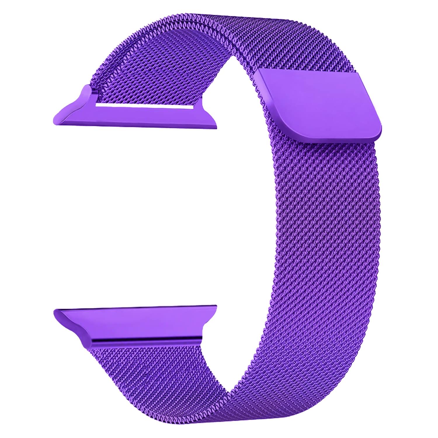 ACM Watch Strap Slide Magnetic Loop compatible with Maxima Max Pro Regal Smartwatch Luxury Metal Chain Band Purple ACM Watch Strap Slide Magnetic Loop compatible with Maxima Max Pro Regal Smartwatch Luxury Metal Chain Band Purple