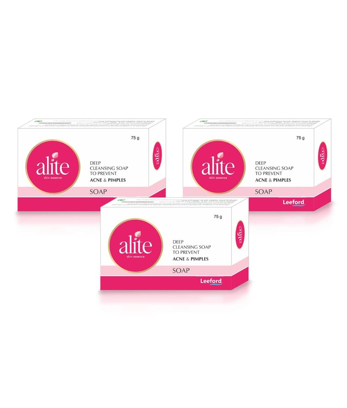Alite Anti Acne Soap 1% Salicylic Acid & Tea Tree Oil For Acne, Pimple, Blackhead 75g ( Pack of 3 ) Alite Anti Acne Soap 1% Salicylic Acid & Tea Tree Oil For Acne, Pimple, Blackhead 75g ( Pack of 3 )