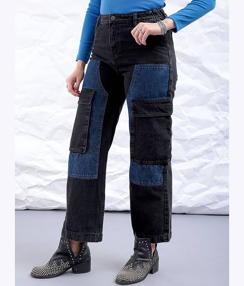 Freehand - Black Cotton Bootcut Women's Jeans ( Pack of 1 )