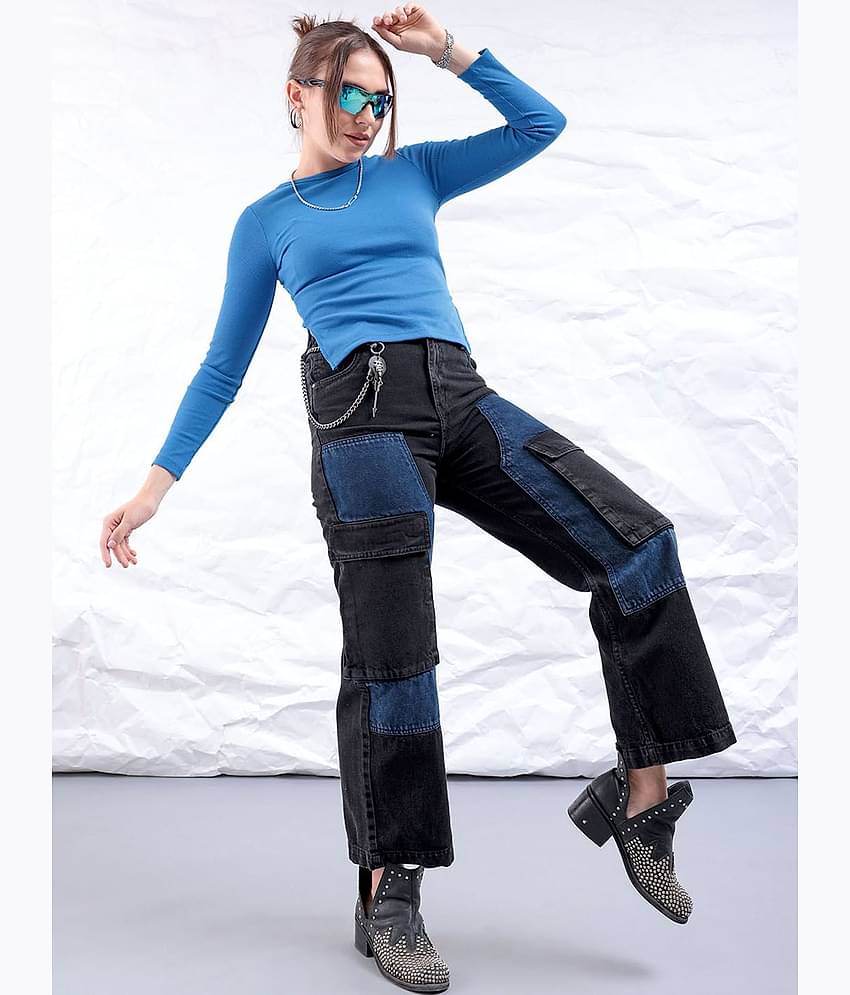 Freehand - Black Cotton Bootcut Women's Jeans ( Pack of 1 )