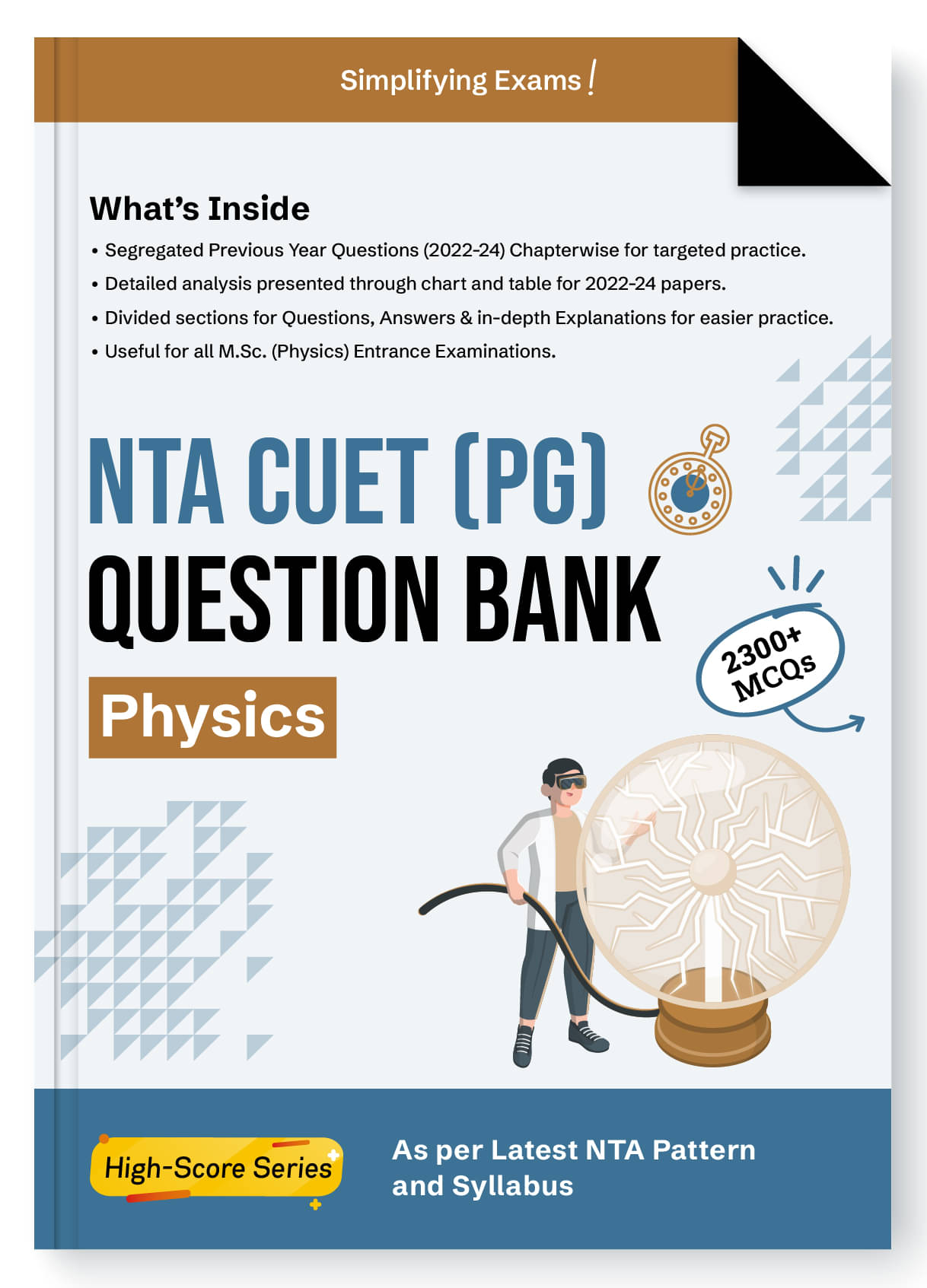     			Gurukul By Oswal NTA CUET (PG) Physics Question Bank For M.Sc Physics Entrance Exam 2025 : 2300 MCQs, PYQs 2022-24, Paper Analysis Charts, Latest NTA