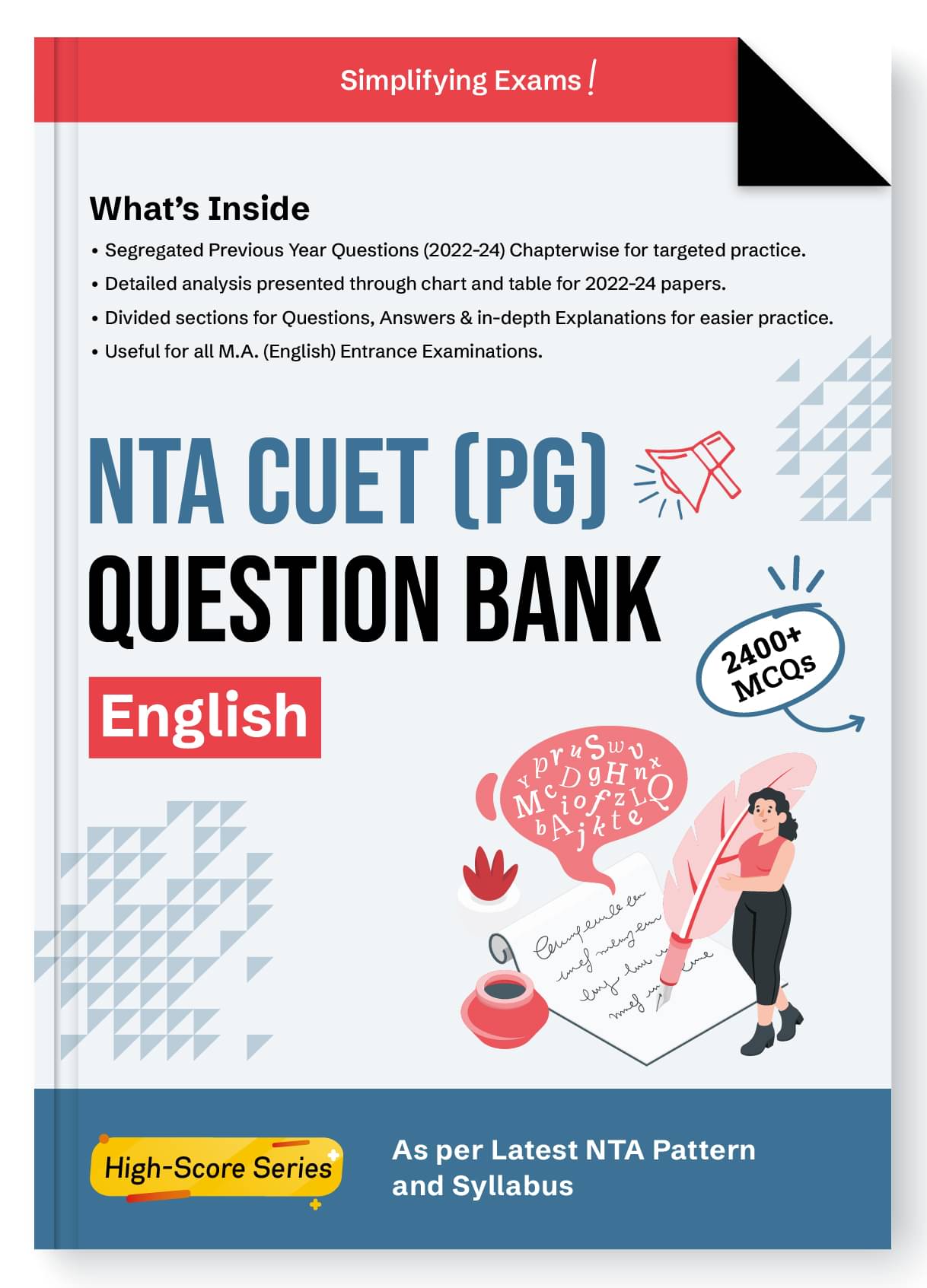 Gurukul By Oswal NTA CUET (PG) English Question Bank For M.A English Entrance Exam 2025 : 2400 MCQs, PYQs 2022-24, Paper Analysis Charts, Latest NTA S Gurukul By Oswal NTA CUET (PG) English Question Bank For M.A English Entrance Exam 2025 : 2400 MCQs, PYQs 2022-24, Paper Analysis Charts, Latest NTA S
