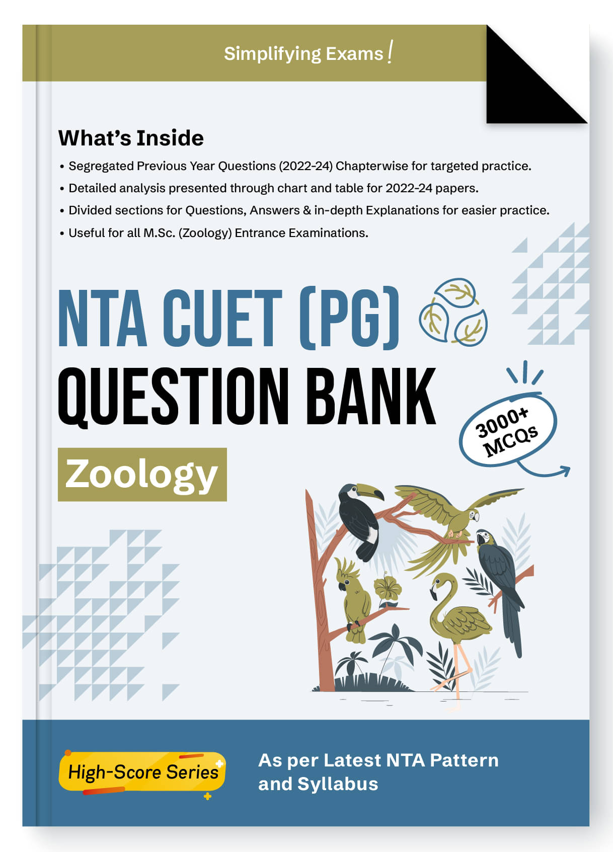 Gurukul By Oswal NTA CUET (PG) Zoology Question Bank For M.Sc Zoology Entrance Exam 2025 : 3000 MCQs, PYQs 2022-24, Paper Analysis Charts, Latest NTA Gurukul By Oswal NTA CUET (PG) Zoology Question Bank For M.Sc Zoology Entrance Exam 2025 : 3000 MCQs, PYQs 2022-24, Paper Analysis Charts, Latest NTA