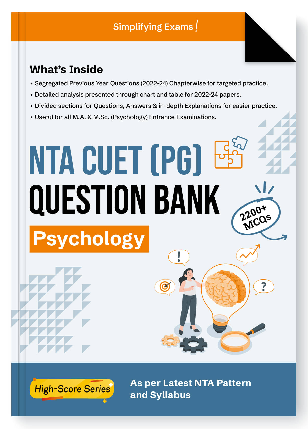 Gurukul By Oswal NTA CUET (PG) Psychology Question Bank For M.A & M.Sc Psychology Entrance Exam 2025 : 2200 MCQs, PYQs 2022-24, Paper Analysis Charts, Gurukul By Oswal NTA CUET (PG) Psychology Question Bank For M.A & M.Sc Psychology Entrance Exam 2025 : 2200 MCQs, PYQs 2022-24, Paper Analysis Charts,