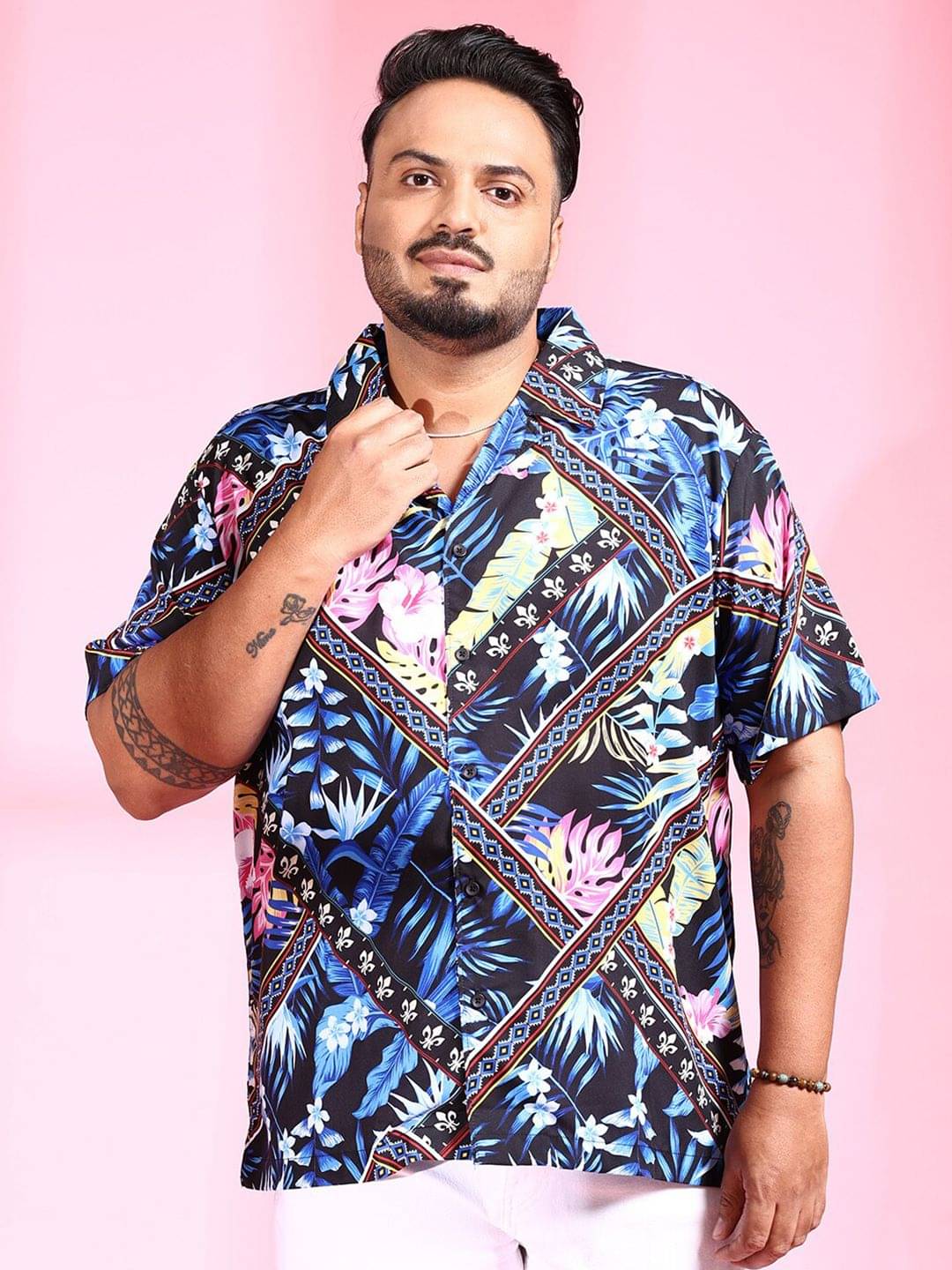 HARDSODA Polyester Regular Fit Printed Half Sleeves Men's Casual Shirt - Blue ( Pack of 1 ) HARDSODA Polyester Regular Fit Printed Half Sleeves Men's Casual Shirt - Blue ( Pack of 1 )
