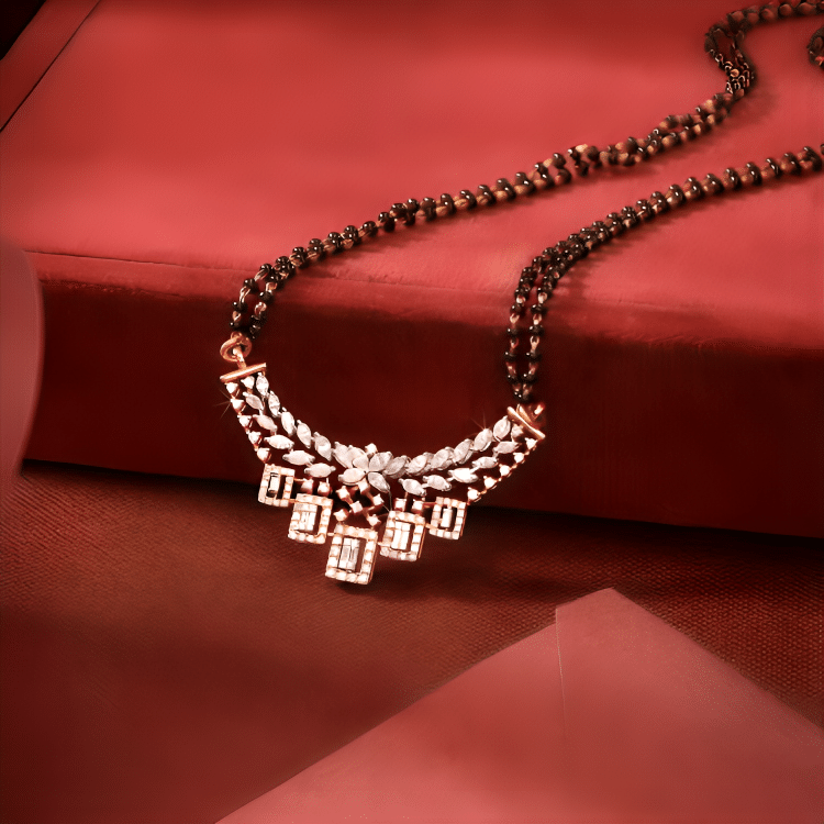     			Harsha Creation Silver Mangalsutra ( Pack of 1 )