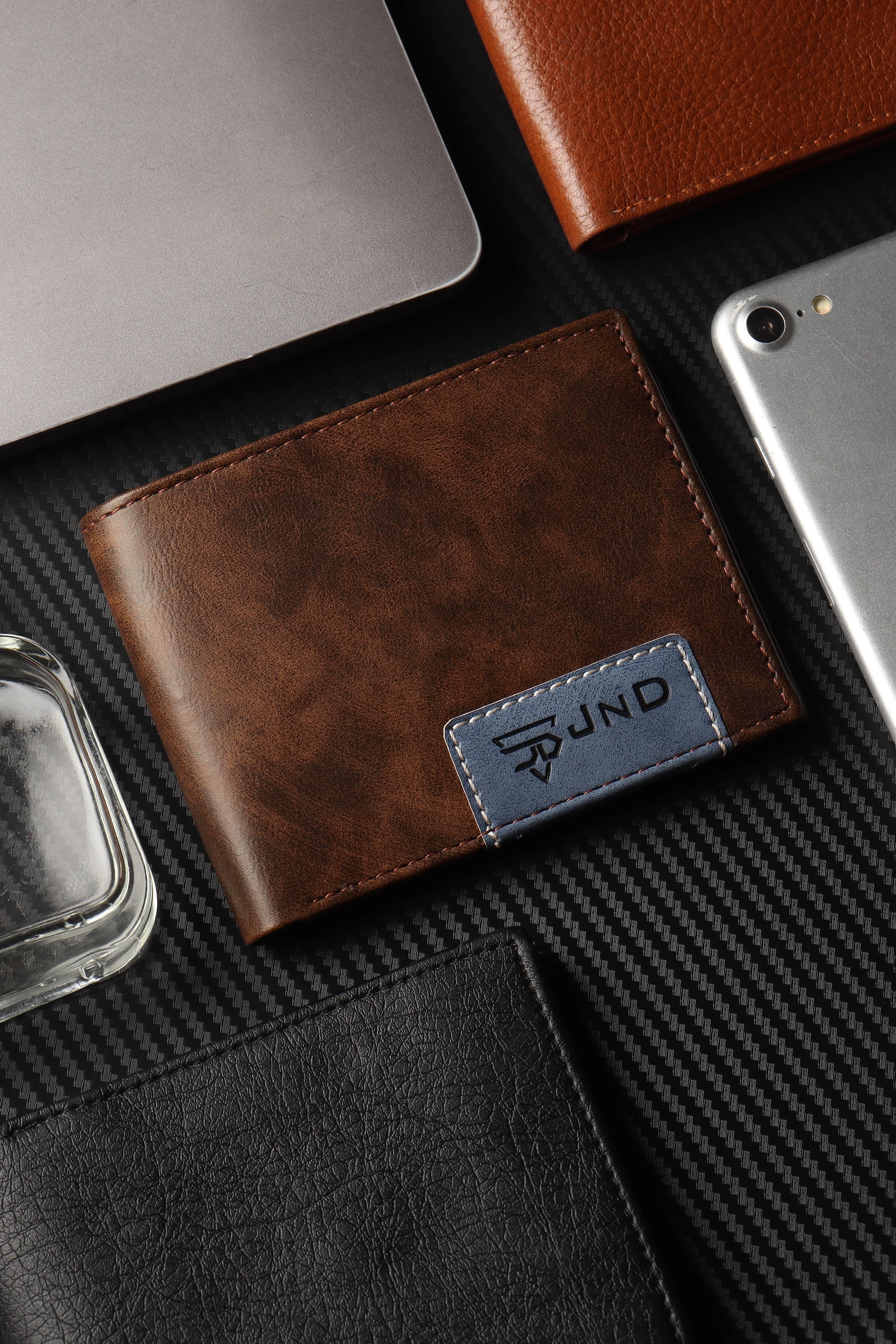     			JND Brown PU Men's Regular Wallet ( Pack of 1 )