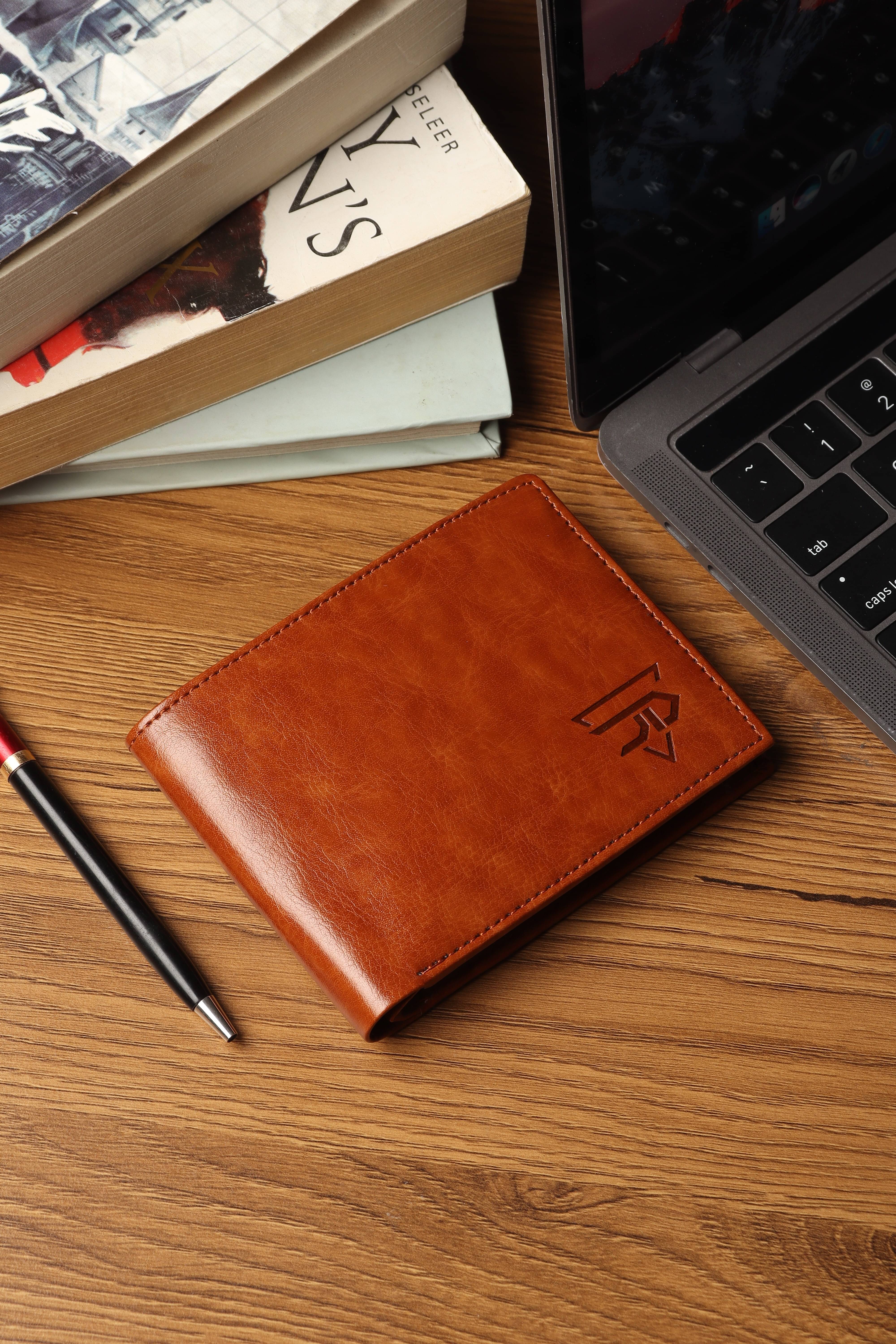     			JND Khaki PU Men's Regular Wallet ( Pack of 1 )