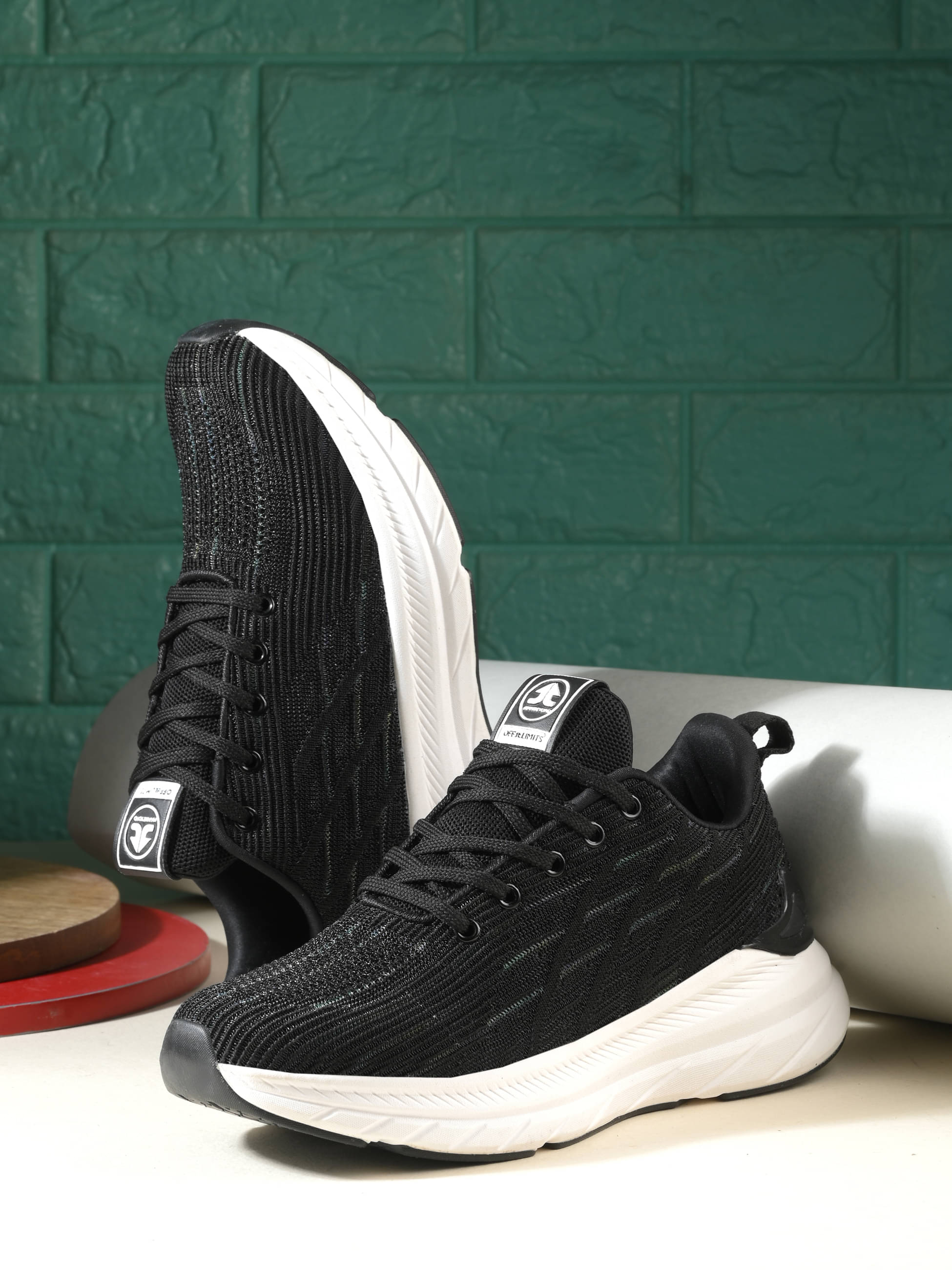     			OFF LIMITS - Black Women's Running Shoes