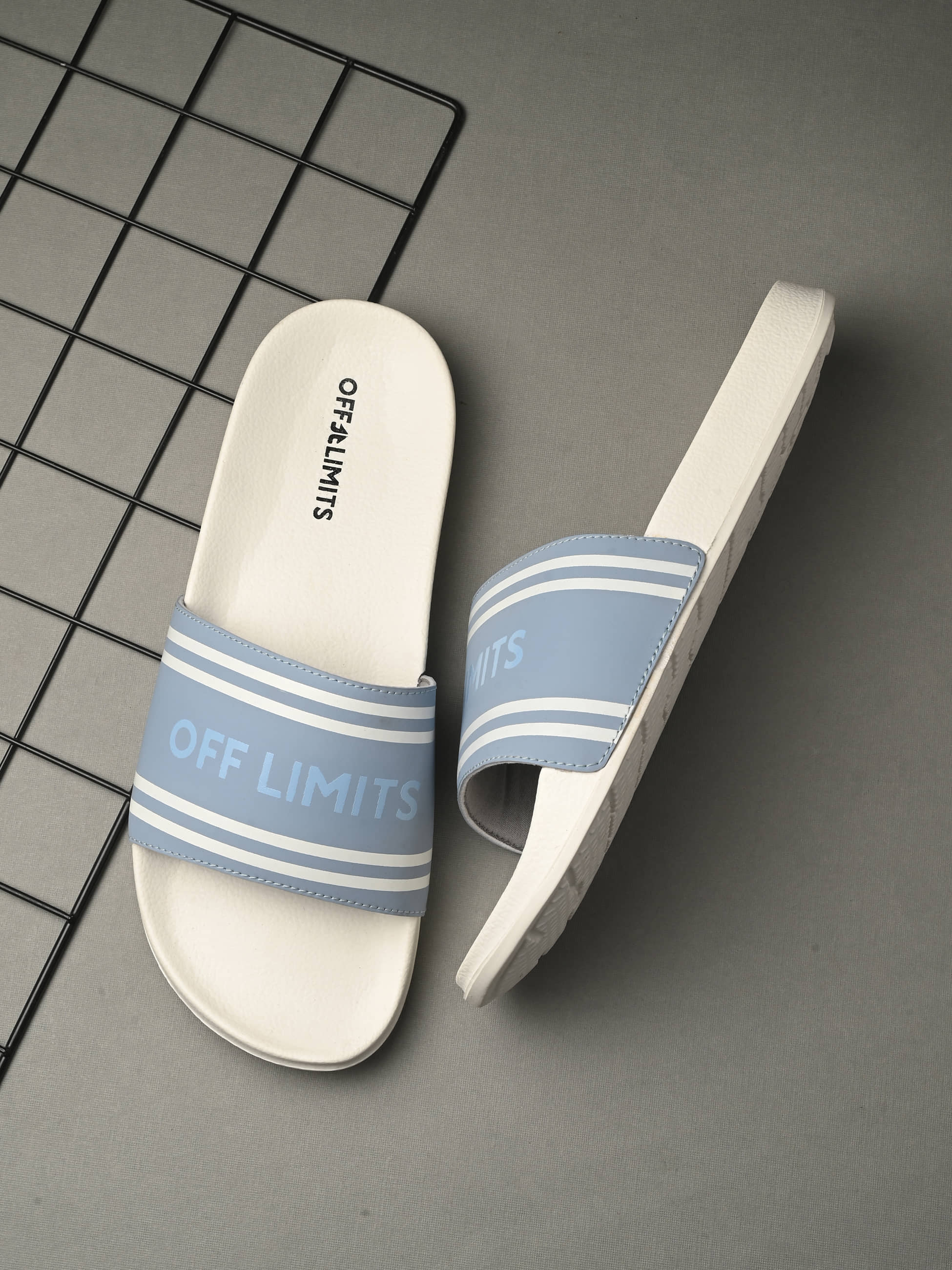 OFF LIMITS Blue Men's Slide Flip Flop