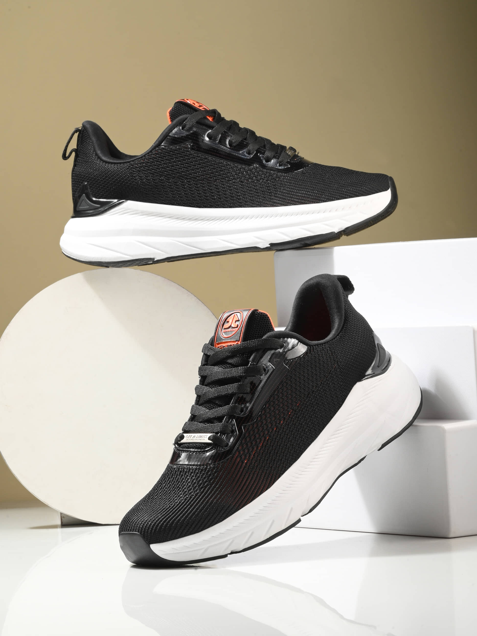 OFF LIMITS ROAR Black Men's Sports Running Shoes - Sports Shoes | Buy online on ZillyBuy