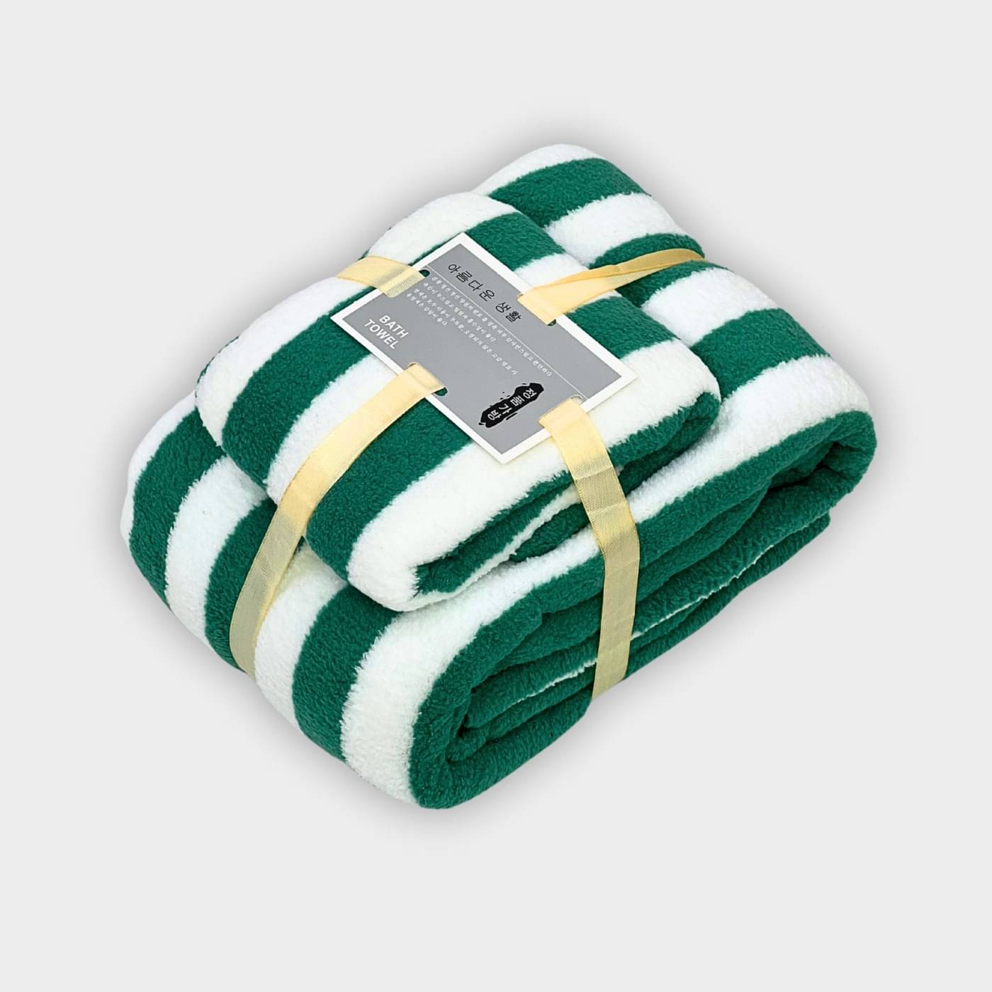     			OneWish Pack of 1 Microfibre 325 -GSM Bath Towel ( Green )
