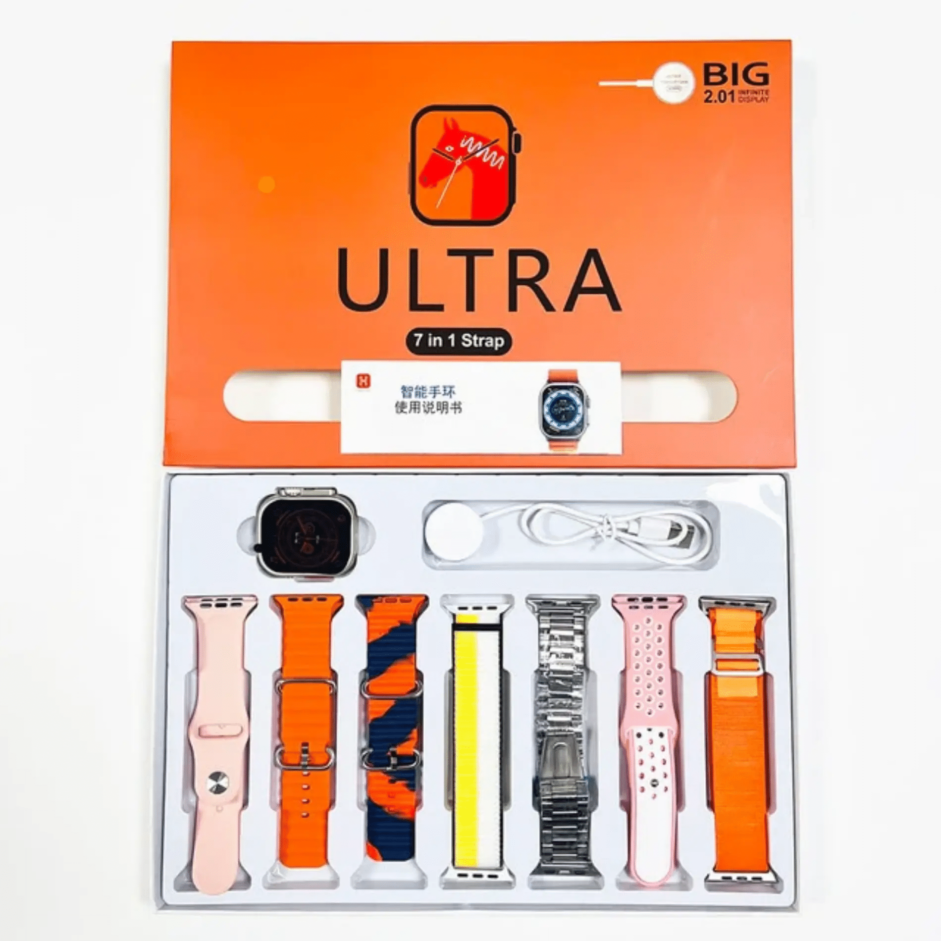 RD Kart 2.01 inch IPS BT Calling Smart Watch with Strap Upto 1-2 days Backup ( Orange ) RD Kart 2.01 inch IPS BT Calling Smart Watch with Strap Upto 1-2 days Backup ( Orange )