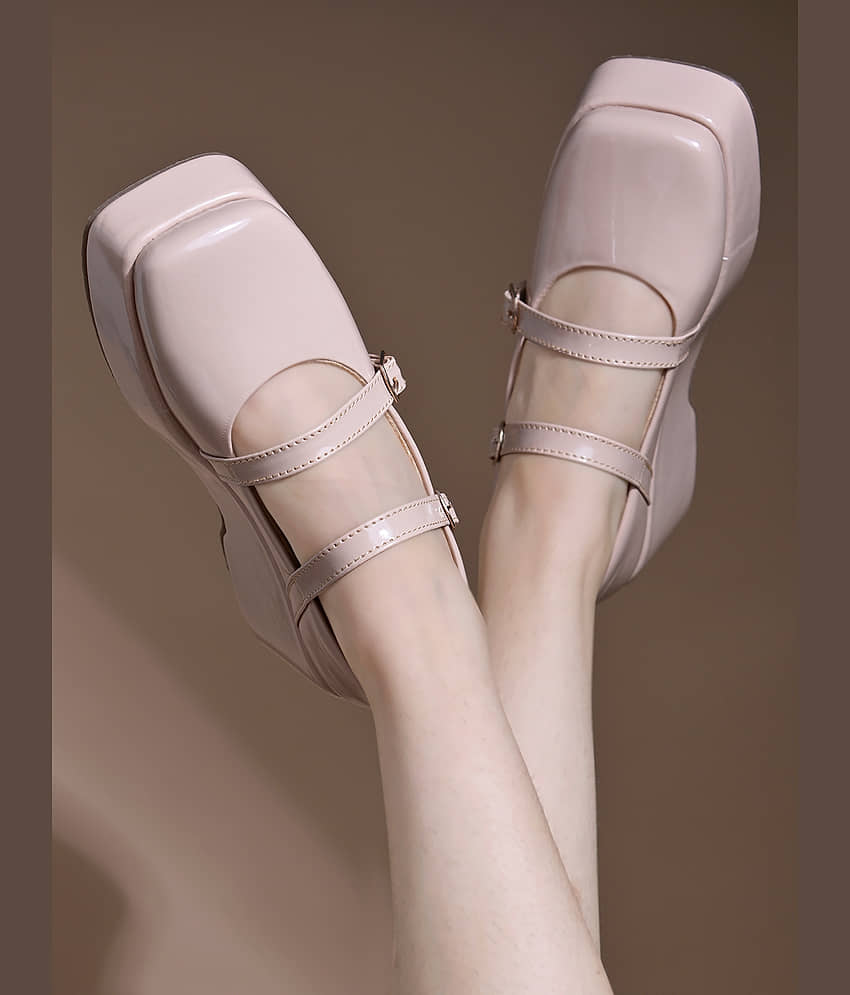 Stylestry Beige Women's Pumps Heels - Heels | Buy online on ZillyBuy