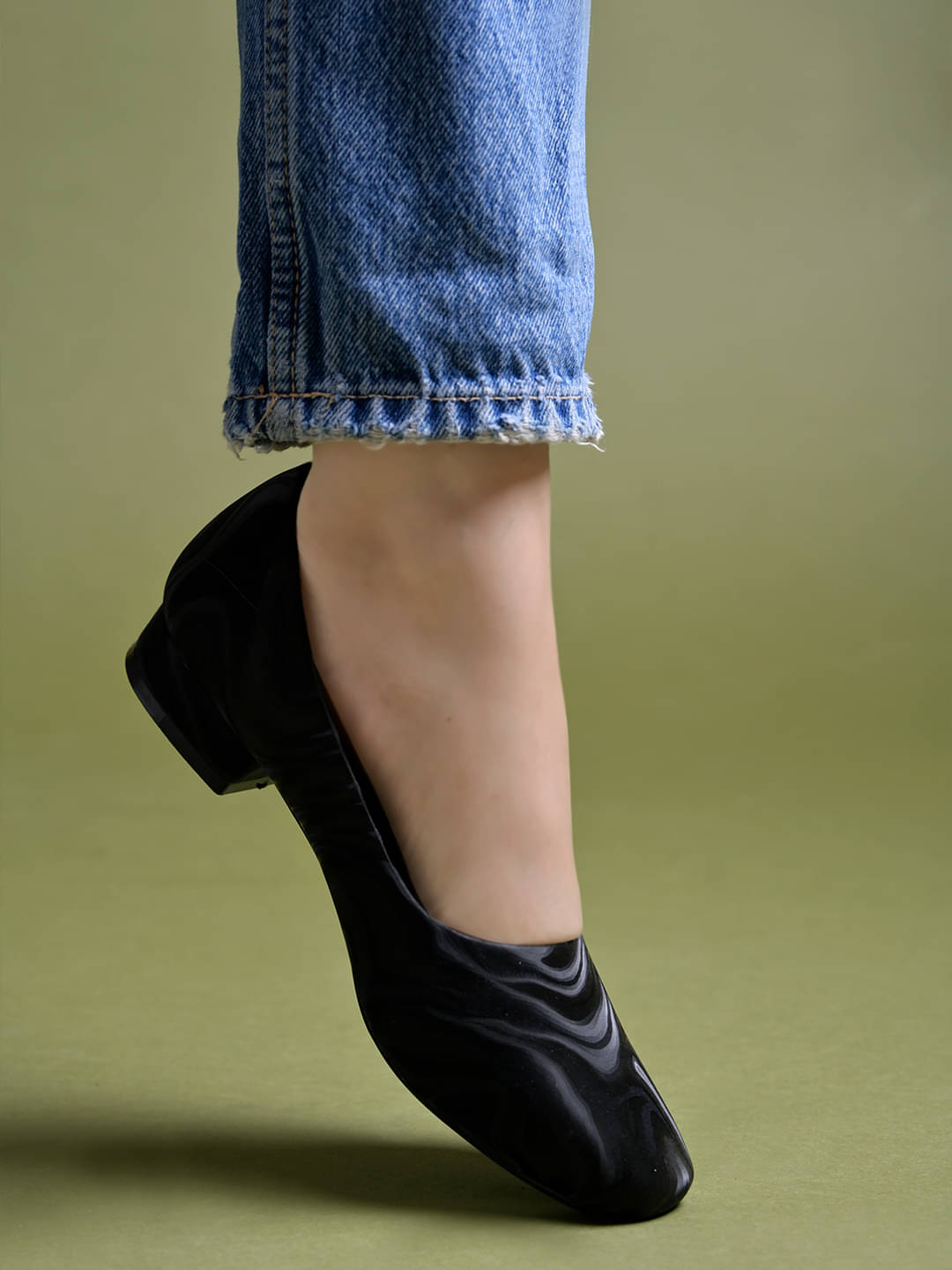     			Stylestry Black Women's Pumps Heels