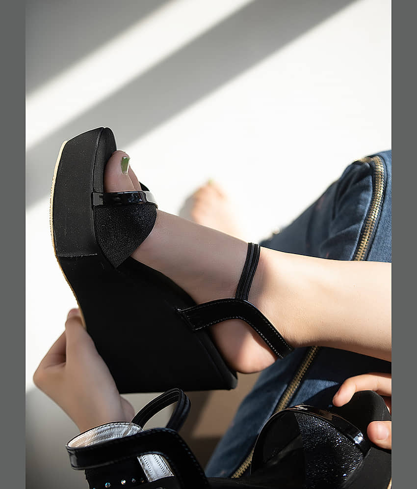 Stylestry Black Women's Sandal Heels - Heels | Buy online on ZillyBuy