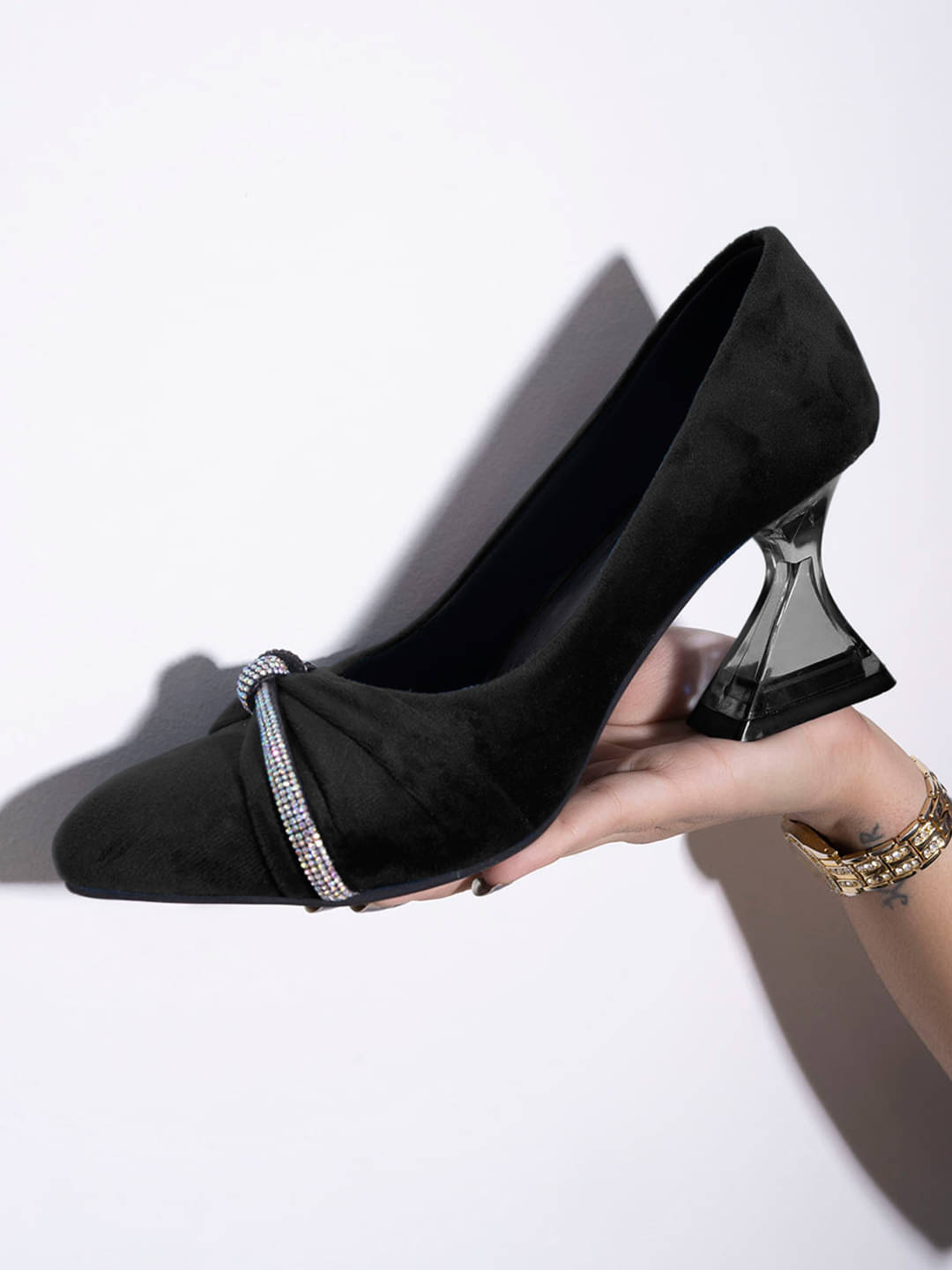 Stylestry Black Women's Sandal Heels Stylestry Black Women's Sandal Heels