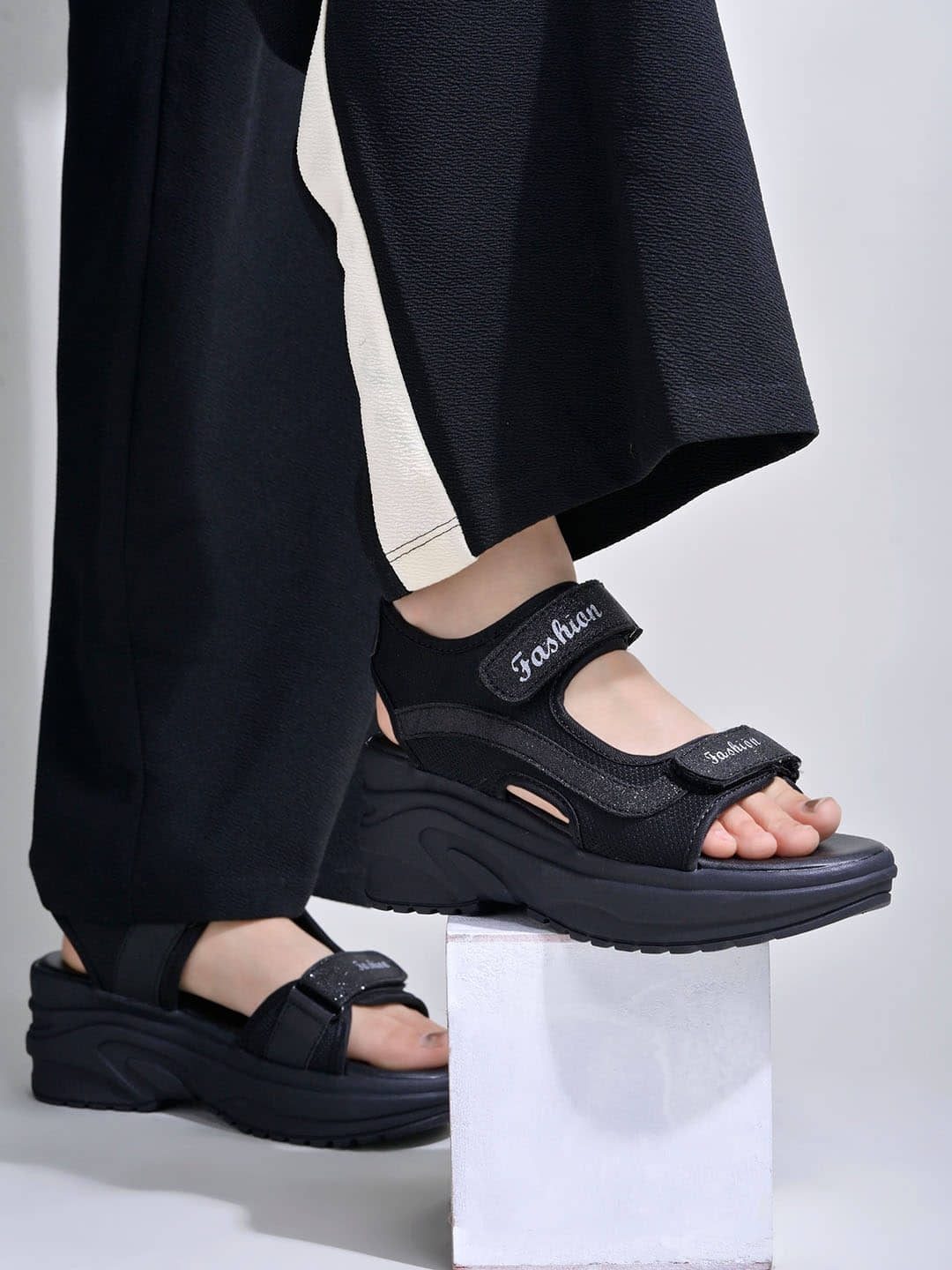 Stylestry Black Women's Sandal Heels - Heels | Buy online on ZillyBuy
