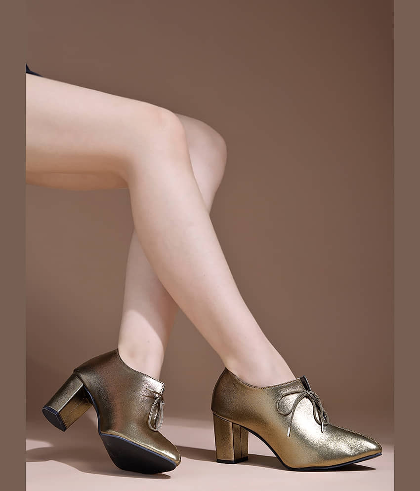 Stylestry Bronze Women's Pumps Heels - Heels | Buy online on ZillyBuy