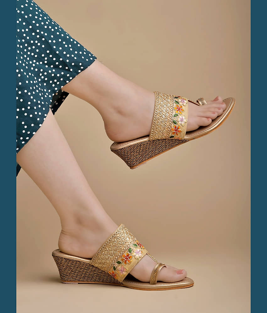 Stylestry Gold Women's Sandal Heels - Heels | Buy online on ZillyBuy