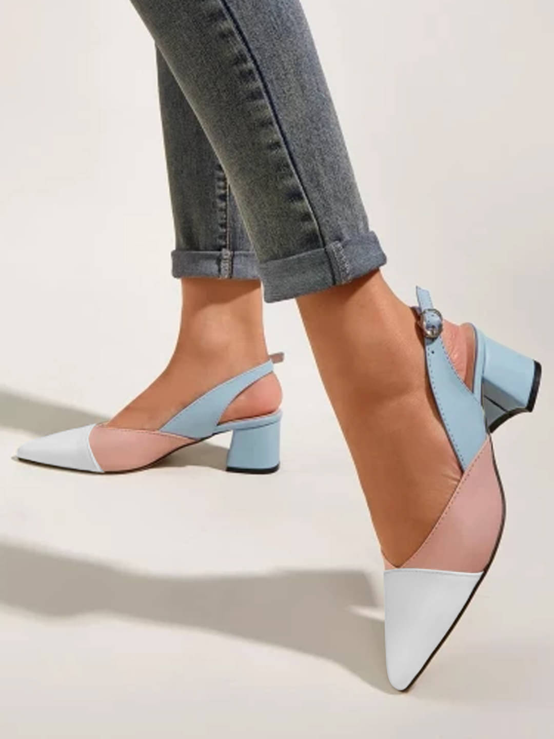Stylestry Multicolor Women's Sandal Heels Stylestry Multicolor Women's Sandal Heels