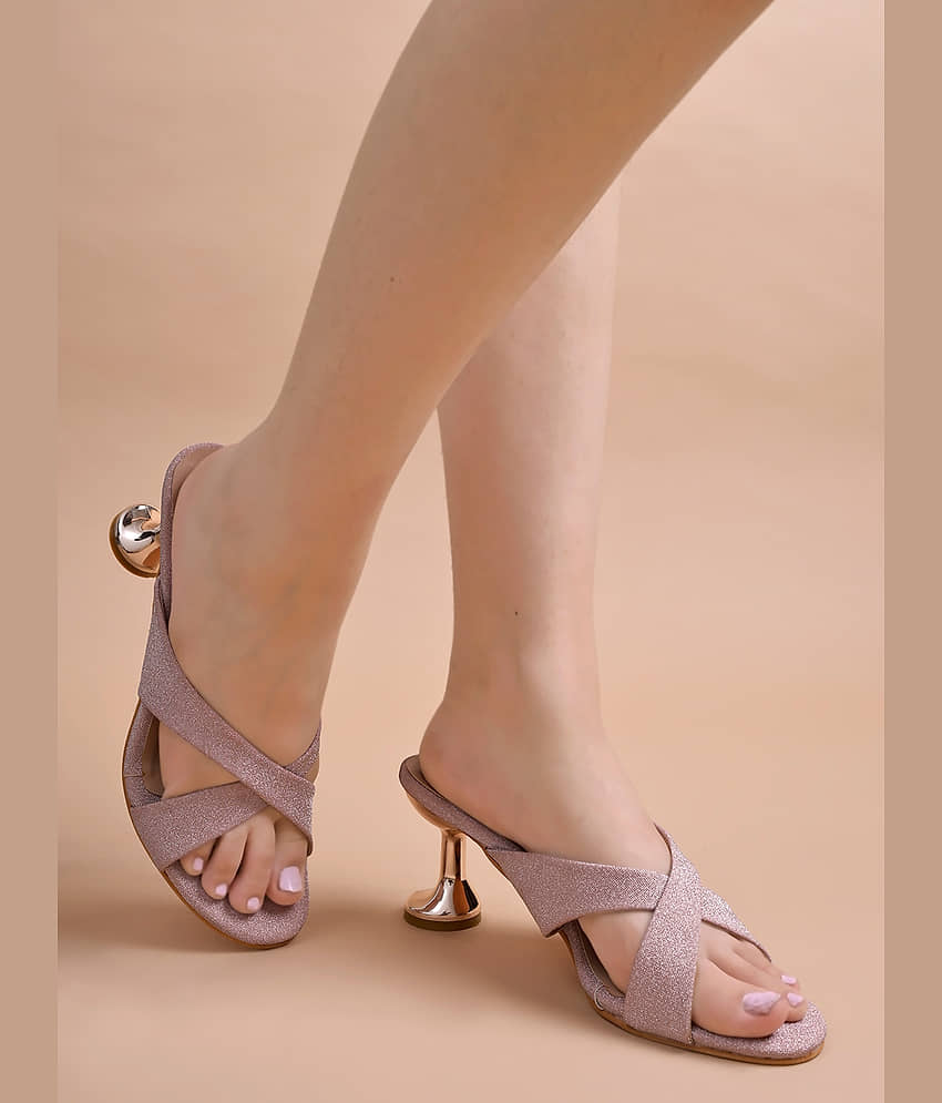 Stylestry Pink Women's Sandal Heels - Heels | Buy online on ZillyBuy