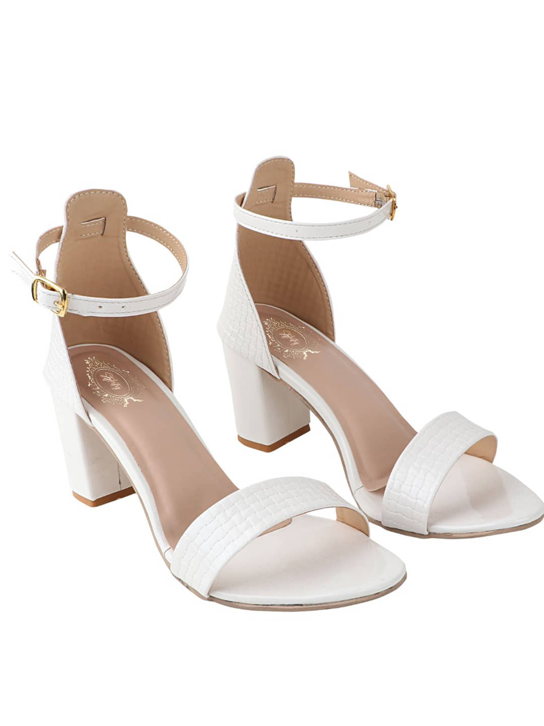 Stylestry White Women's Sandal Heels - Heels | Buy online on ZillyBuy