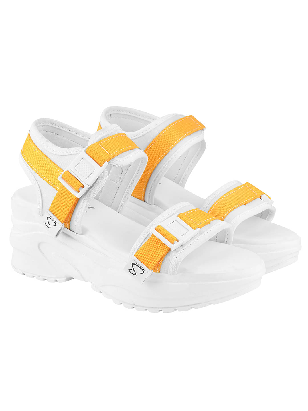     			Stylestry Yellow Women's Sandal Heels